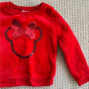 Disney Minnie Red Cozy Sweater